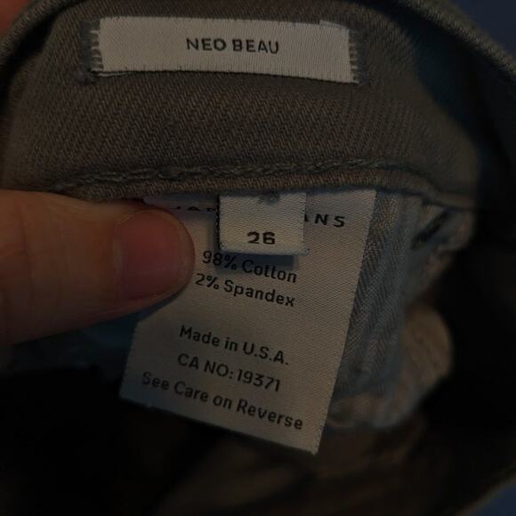 James Jeans Neo Beau Destroyed Stonehenge Grey Slim Fit Jeans Size 26 - Picture 7 of 9